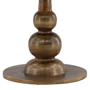 Karina Living Ansari Brass Bistro Table - Elegant Indoor/Outdoor Dining Table for Small Spaces & Cafes DOV78020-BRSS