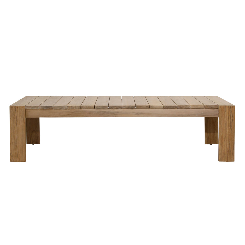 Dovetail Zahara Outdoor Coffee Table Natural Natural Teak Wood DOV7803-NATL