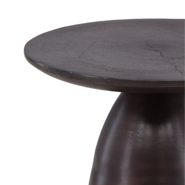 Karina Living Wilhemina Modern Copper Side Table - Sleek Accent Piece for Living Rooms, Bedrooms & Small Spaces DOV78041-COPP