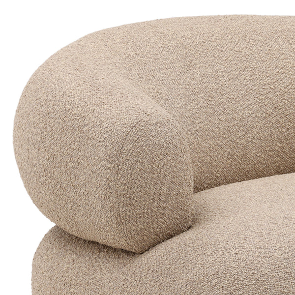 Dovetail Monty Occasional Chair Camel Santa Cruz Camel Polyester Upholstery and Select Hardwood Frame DOV79013-CAML