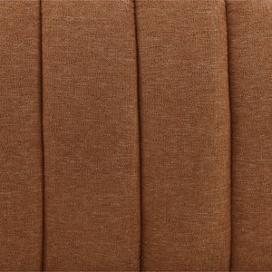 Dovetail Coco Sofa Ginger Lola Ginger Basketweave Fabric DOV79014-GING