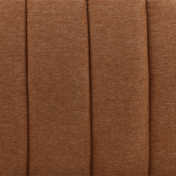 Dovetail Coco Sofa Ginger Lola Ginger Basketweave Fabric DOV79014-GING
