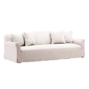 Karina Living Astrud Sofa Slipcover - Stylish Performance Linen Protection for Large Sofas, Easy to Maintain Easton Natural DOV79018-SL-NATL
