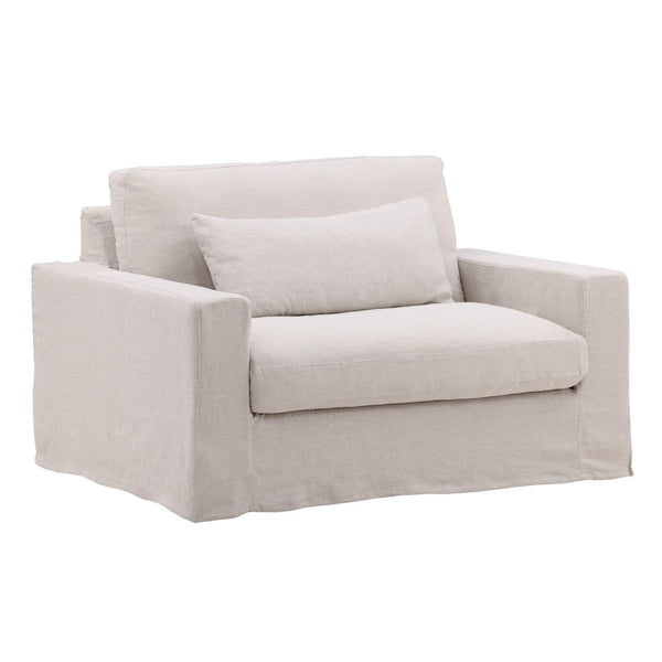 Karina Living Dixie Chair and a Half Frame - Elegant Unfinished Birch Design for Custom Upholstery & Comfort DOV79019-FRAME