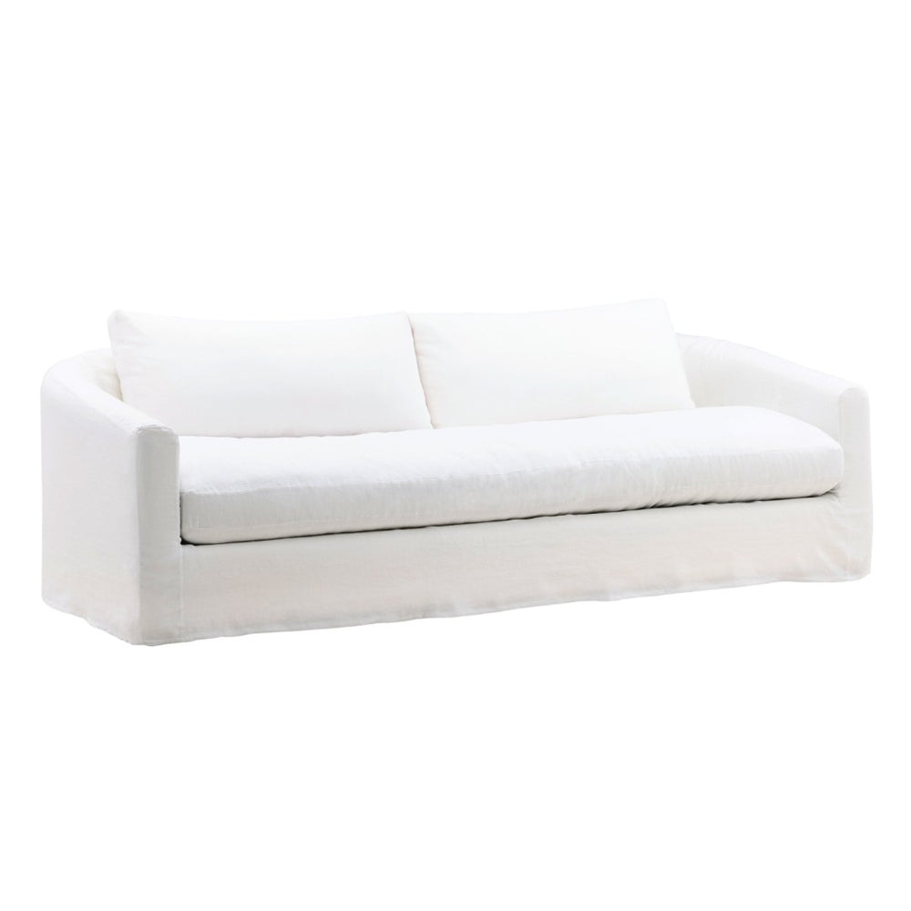 Karina Living Florence Sofa Slipcover in Forest Green - Durable, Stylish, and Easy-Care Solution for Your Home Easton White DOV79022-SL-WHIT