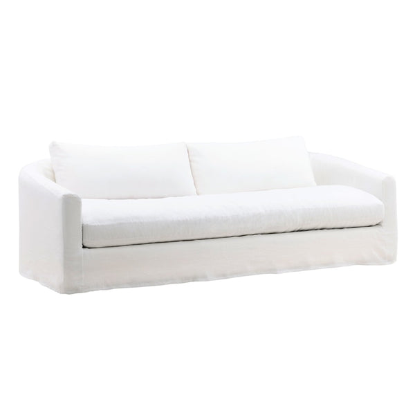 Karina Living Florence Sofa Slipcover in Forest Green - Durable, Stylish, and Easy-Care Solution for Your Home Easton White DOV79022-SL-WHIT