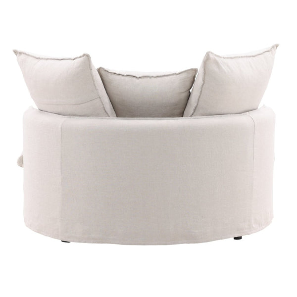 Karina Living Norris Lounger Frame - Premium Hardwood Base with Plush Cushions for Stylish Home & Hospitality Seating DOV79024-FRAME