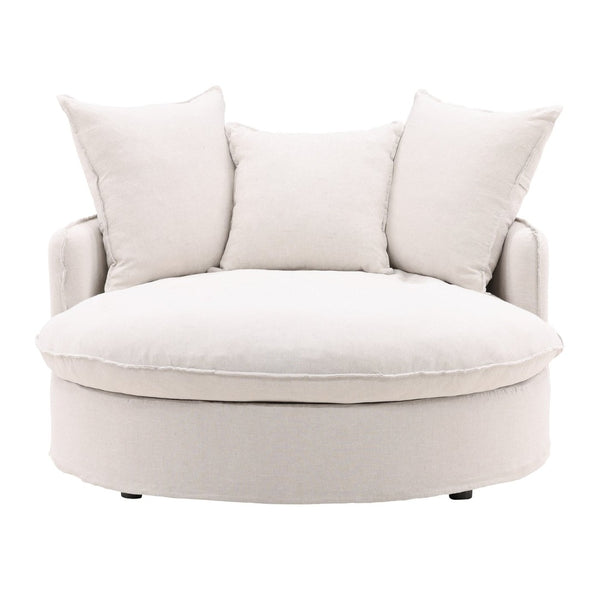Karina Living Norris Lounger Frame - Premium Hardwood Base with Plush Cushions for Stylish Home & Hospitality Seating DOV79024-FRAME