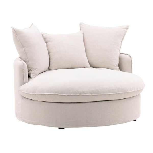 Karina Living Norris Lounger Frame - Premium Hardwood Base with Plush Cushions for Stylish Home & Hospitality Seating DOV79024-FRAME