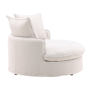 Karina Living Norris Lounger Frame - Premium Hardwood Base with Plush Cushions for Stylish Home & Hospitality Seating DOV79024-FRAME