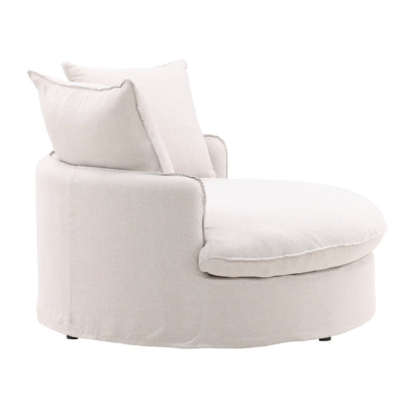 Karina Living Norris Lounger Frame - Premium Hardwood Base with Plush Cushions for Stylish Home & Hospitality Seating DOV79024-FRAME