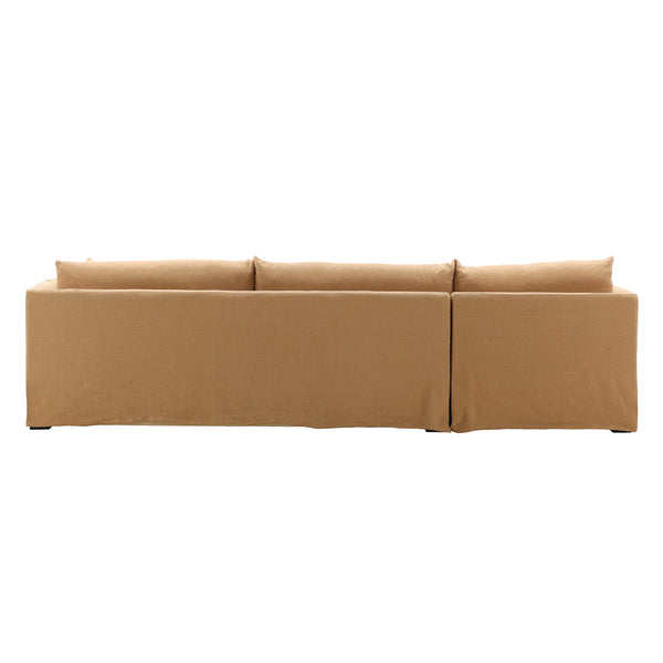 Dovetail Otis 2 Piece Chaise Sectional Frame LAF  Birch Wood and Select Hardwood DOV79025L-FRAME