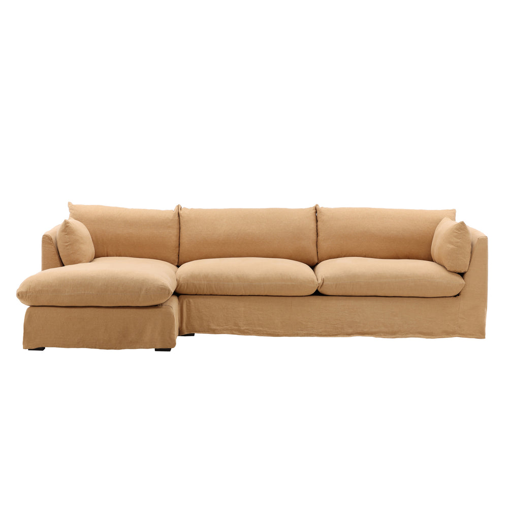 Dovetail Otis 2 Piece Chaise Sectional Frame LAF  Birch Wood and Select Hardwood DOV79025L-FRAME