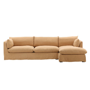 Karina Living Otis 2 Piece Chaise Sectional Frame RAF - Customizable Comfort with Durable Hardwood Construction & Style DOV79025R-FRAME