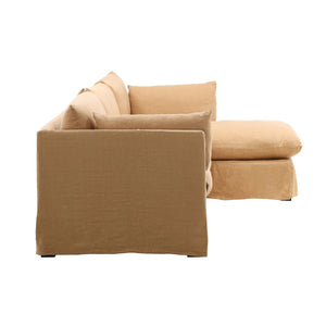 Karina Living Otis 2 Piece Chaise Sectional Frame RAF - Customizable Comfort with Durable Hardwood Construction & Style DOV79025R-FRAME