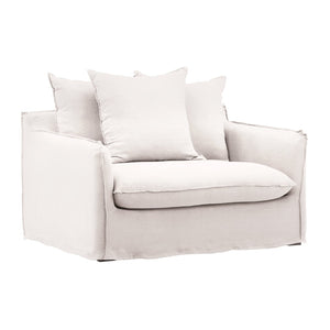 Karina Living Vivian Sofa Chair Slipcover - Durable Performance Fabric for Effortless Style and Easy Care Easton Natural DOV79029-SL-NATL
