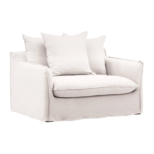 Karina Living Vivian Sofa Chair Slipcover - Durable Performance Fabric for Effortless Style and Easy Care Easton Natural DOV79029-SL-NATL