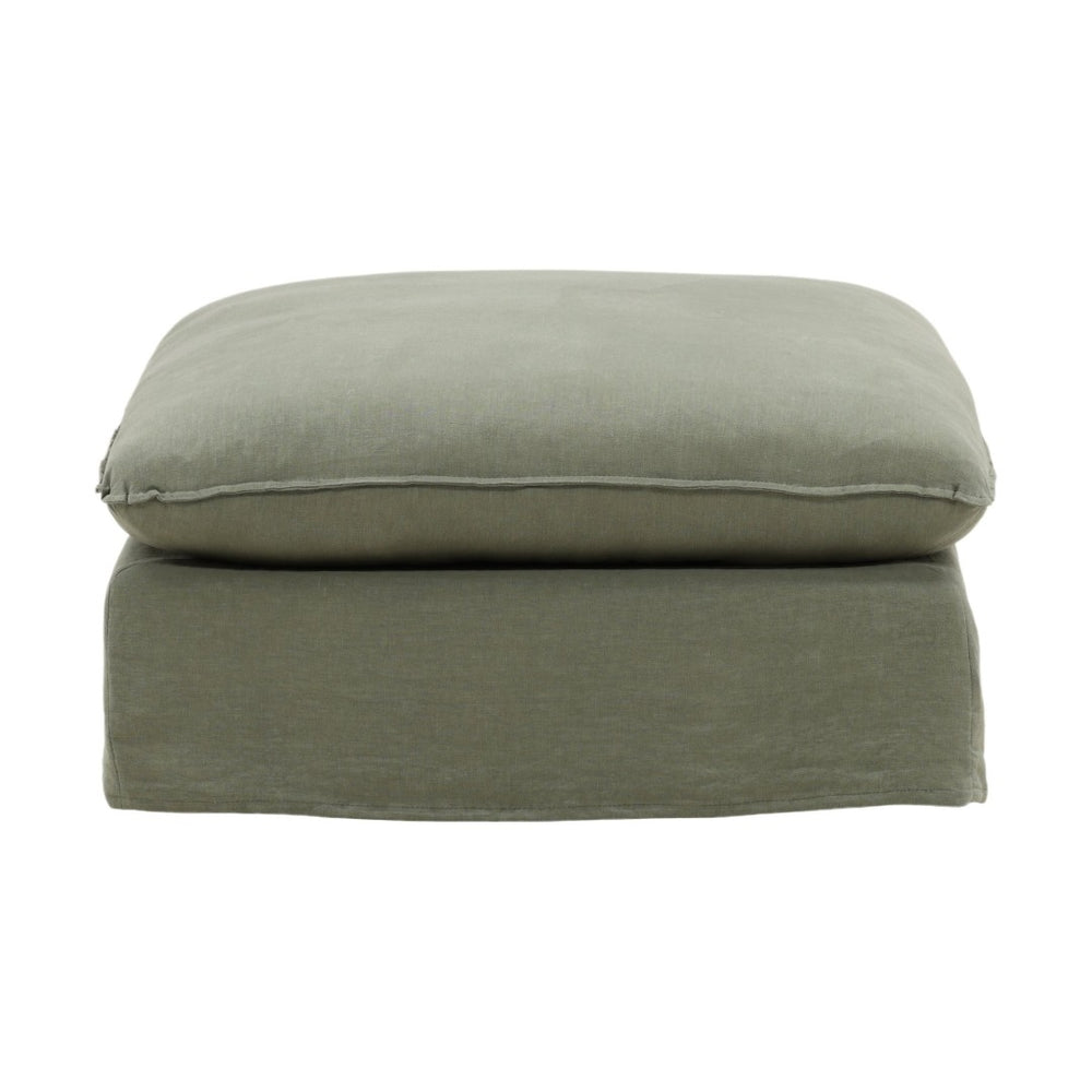 Karina Living Vivian Ottoman Frame: Stylish Versatile Comfort, Durable Birch Wood, Slipcover-Friendly Design, 35" Square DOV79030-FRAME