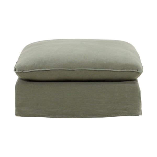 Karina Living Vivian Ottoman Frame: Stylish Versatile Comfort, Durable Birch Wood, Slipcover-Friendly Design, 35" Square DOV79030-FRAME