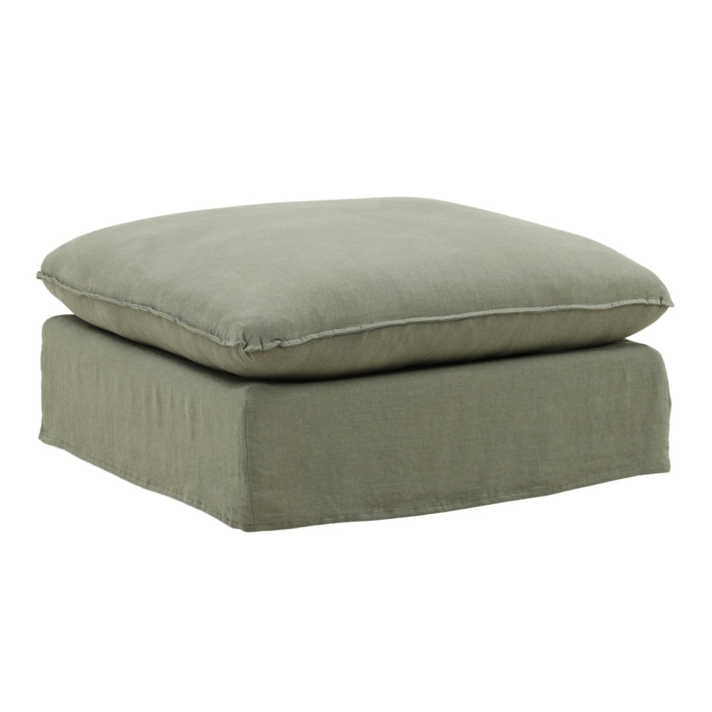 Karina Living Vivian Ottoman Frame: Stylish Versatile Comfort, Durable Birch Wood, Slipcover-Friendly Design, 35" Square DOV79030-FRAME