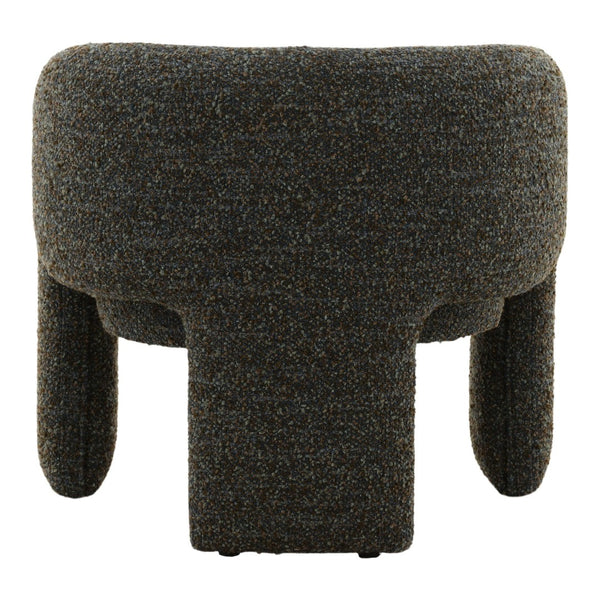 Karina Living Nailah Occasional Chair in Paris Cerulean Blue – Modern Multi-Tone Boucle Accent for Cozy Spaces DOV79037-BLUE
