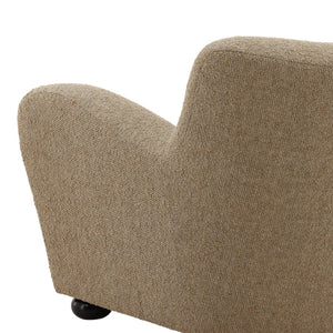 Karina Living Zulia Occasional Chair in Camel - Modern Comfort with Heathered Chenille for Versatile Living Spaces DOV79041-CAML