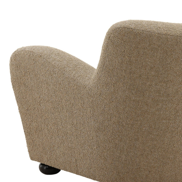 Karina Living Zulia Occasional Chair in Camel - Modern Comfort with Heathered Chenille for Versatile Living Spaces DOV79041-CAML