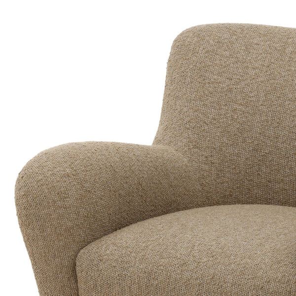 Karina Living Zulia Occasional Chair in Camel - Modern Comfort with Heathered Chenille for Versatile Living Spaces DOV79041-CAML