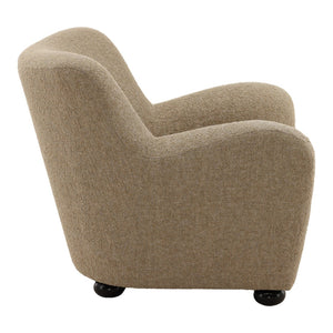 Karina Living Zulia Occasional Chair in Camel - Modern Comfort with Heathered Chenille for Versatile Living Spaces DOV79041-CAML