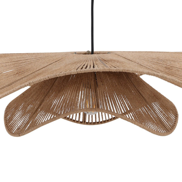 Karina Living Nube Pendant Light - Handcrafted Jute & Steel Design for Cozy Dining Spaces & Modern Interiors DOV82011-NATL