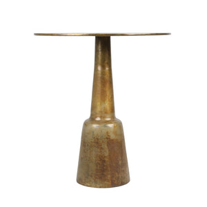 Dovetail Golbez Counter Table Cast Aluminum - Antique Brass 