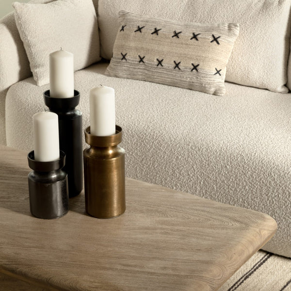 Dovetail Matachewan Candle Holder Aluminum - Matte Black 
