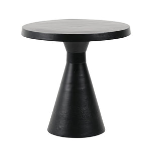 Karina Living Elisand Side Table - Modern Aluminum Accent Table with Antique Black Finish for Stylish Spaces DOV8441