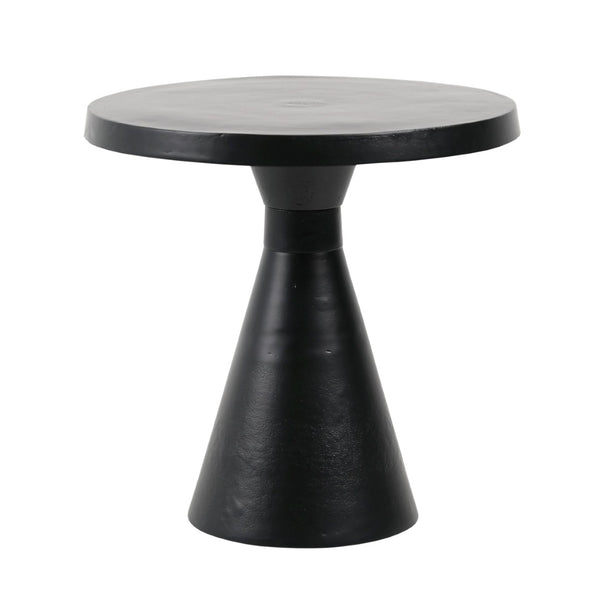 Karina Living Elisand Side Table - Modern Aluminum Accent Table with Antique Black Finish for Stylish Spaces DOV8441