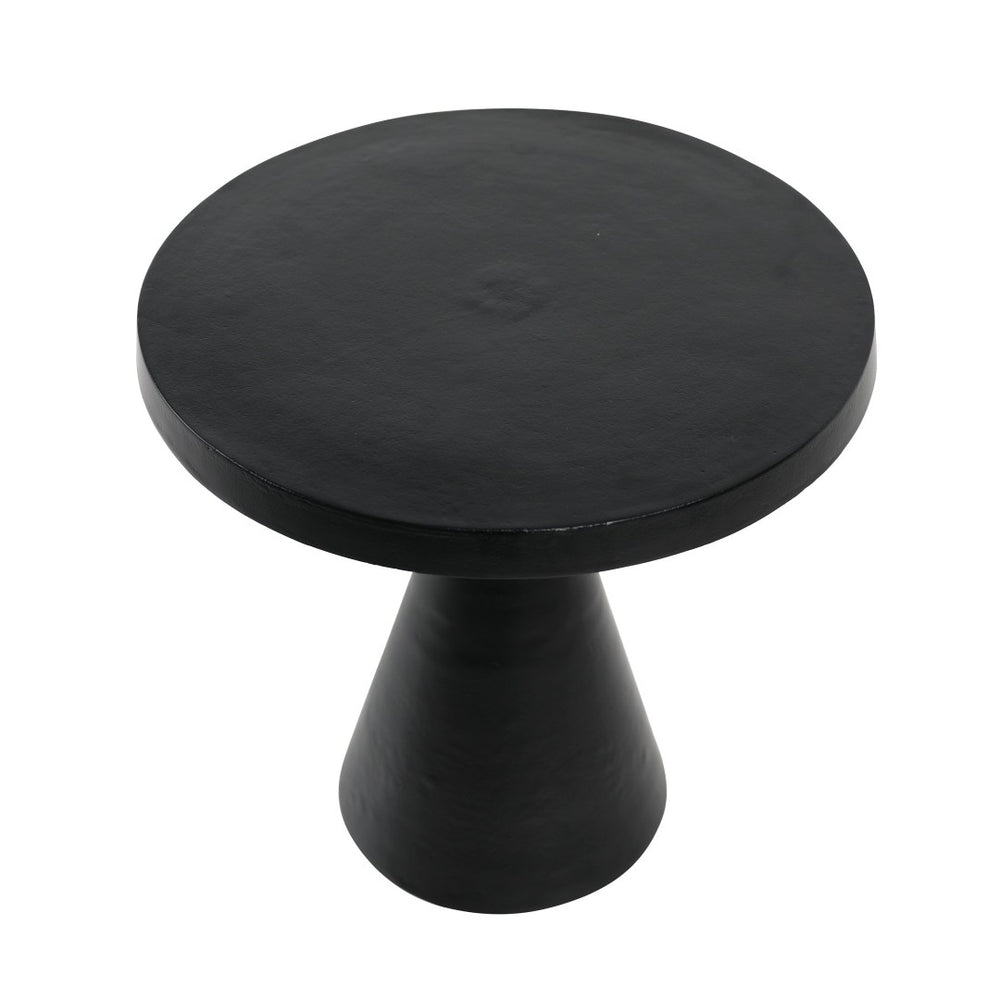 Karina Living Elisand Side Table - Modern Aluminum Accent Table with Antique Black Finish for Stylish Spaces DOV8441