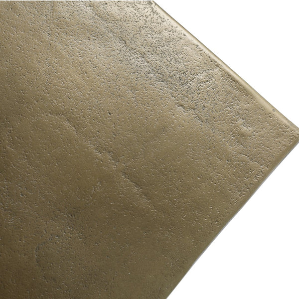 Dovetail Morris Coffee Table Aluminum - Antique Brass 