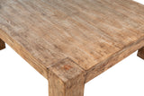 Dovetail Parson Coffee Table Antique Natural with Water Base Sealed Finish Reclaimed Pine Wood DOV972