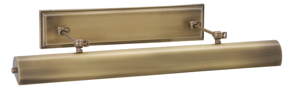 House Of Troy Direct Wire Oxford 30" Led Picture Lights - Dimmable, Line Voltage, Even Light Spread For Art Display Antique Brass Metal Doxledz30-ab
