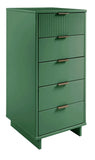 Manhattan Comfort Granville Modern Tall Narrow Dresser Sage Green DR-5003