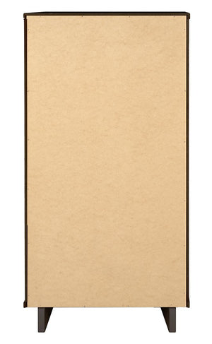 Manhattan Comfort Granville Modern Tall Narrow Dresser Dark Grey DR-5005