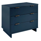 Manhattan Comfort Granville Modern Dresser Midnight Blue DR-5014