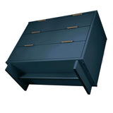 Manhattan Comfort Granville Modern Dresser Midnight Blue DR-5014