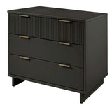 Manhattan Comfort Granville Modern Dresser Dark Grey DR-5015