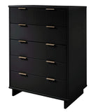 Manhattan Comfort Granville Modern Tall Dresser Black DR-5022