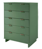 Manhattan Comfort Granville Modern Tall Dresser Sage Green DR-5023