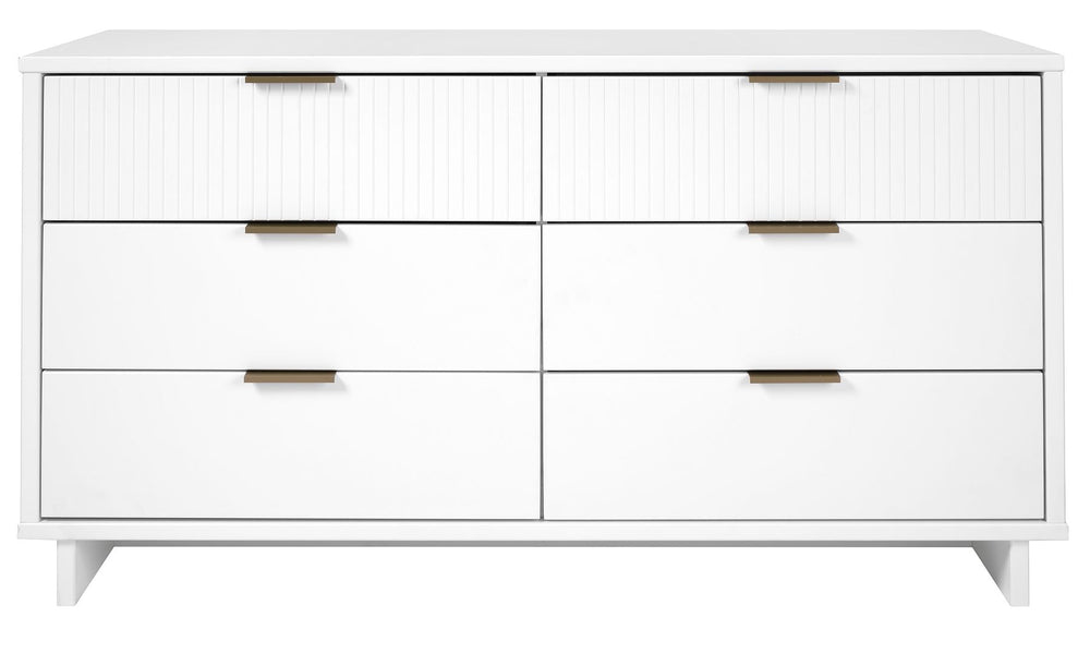 Manhattan Comfort Granville Modern Double Wide Dresser White DR-5031