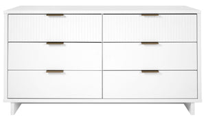 Manhattan Comfort Granville Modern Double Wide Dresser White DR-5031
