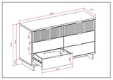 Manhattan Comfort Granville Modern Double Wide Dresser White DR-5031