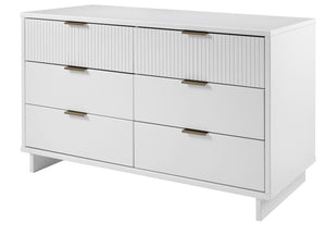 Manhattan Comfort Granville Modern Double Wide Dresser White DR-5031