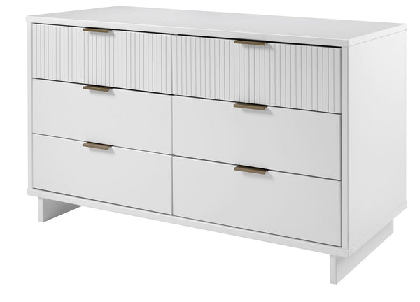 Manhattan Comfort Granville Modern Double Wide Dresser White DR-5031